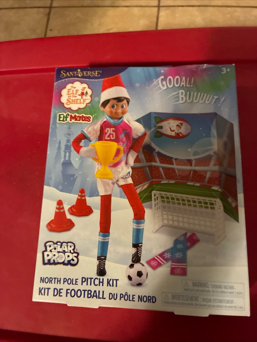 Polar Props North Pole Pitch Kit - Red/White Elf Outfit